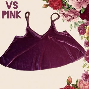 🆕VS PINK Velvet Swing Top